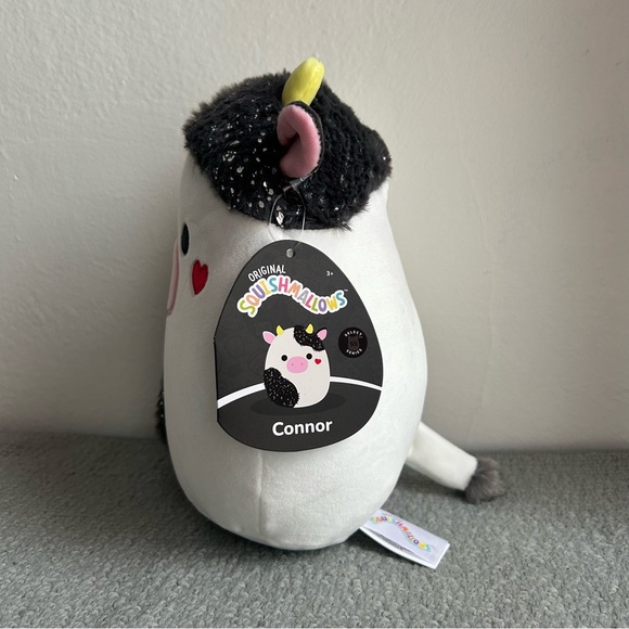 Connor Select Series Valentine’s Day Cow 8” Squishmallow - Picture 2 of 5